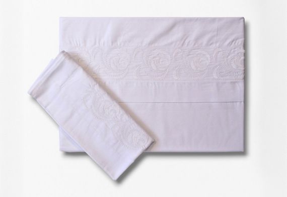 Комплект постільної білизни Issimo  Embroidered Satin 200х220 см Clare | Зображення 2