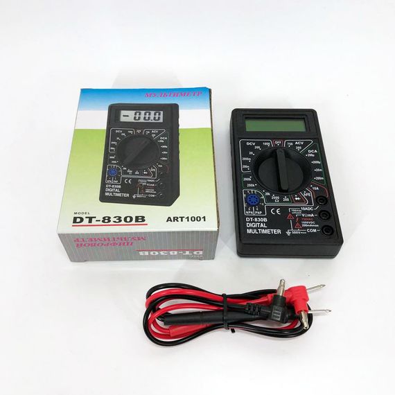 Цифровой мультиметр Digital DT-830B, Качественный мультиметр, RQ-123 Электронный мультиметр | Зображення 9