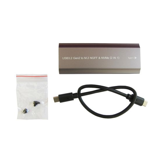 Кишеня зовнішня Dynamode M.2 SSD NVMe/SATA combo USB3.1 GEN2 USB-C (DM-CAD-SSD05) | Зображення 5