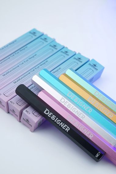 Двоcторонній магнит Designer МС1 з фігурними узорами (золотий) | Зображення 2