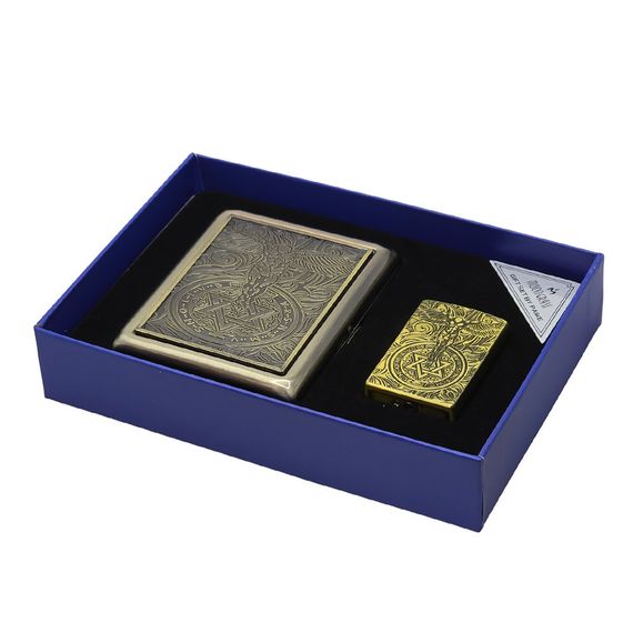 Футляр И Зажигалка Набор Подарочный  «Крылатый воин» | Зображення 1