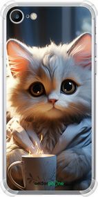 Чохол на iPhone SE 2022 Білий кіт "5646sp-3737-2448"