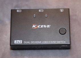 K-CEVE 2x2 HDMI Display Port 2 комп'ютерний комутатор. KVM202DH USB 3.0 (KVM202DH) Б/У