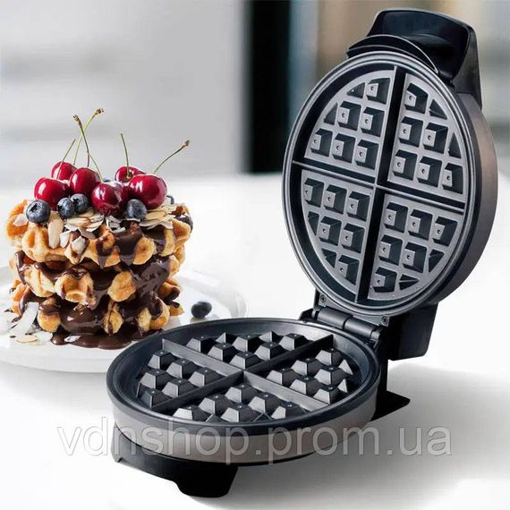 Вафельниця для рельєфних вафель Rainberg, Вафельниця з антипригарним покриттям для тонких вафель WI-88