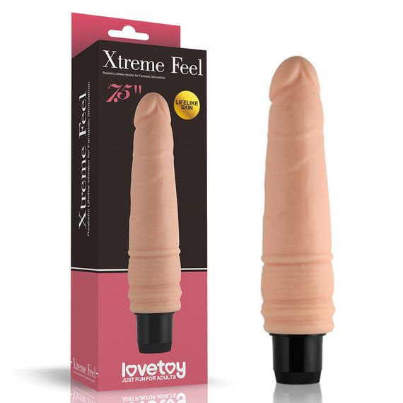 Реалістичний вібратор - Xtreme Feel Vibrator Flesh 7.5" Sex Aura