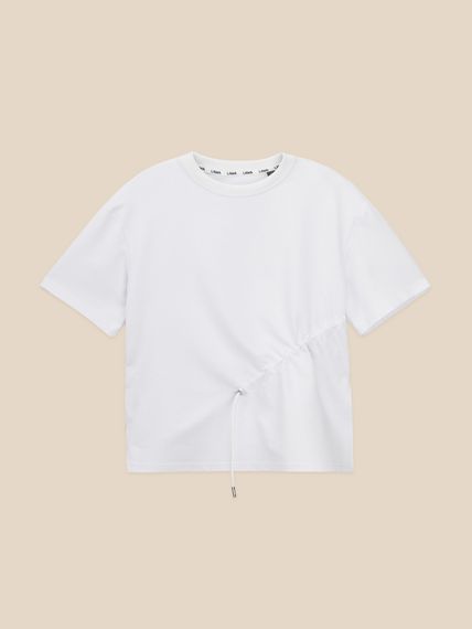 Футболка однотонна жіноча LAWA WTC02490 3XL Білий shop (2000999617508)