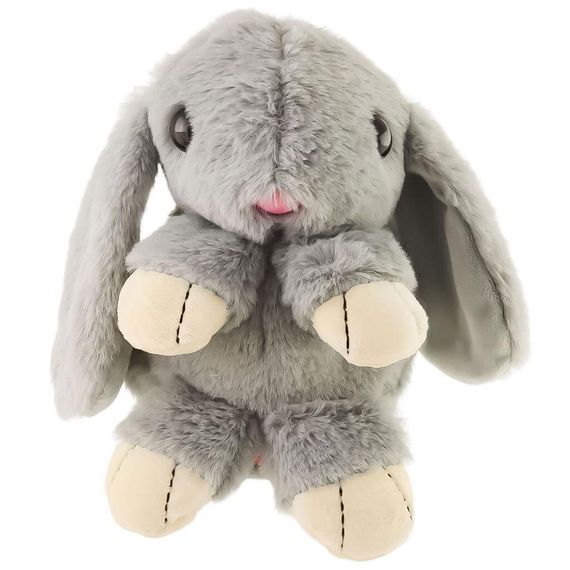 Мягкая игрушка, музыкальный заяц GREY на аккумуляторе | Зображення 1