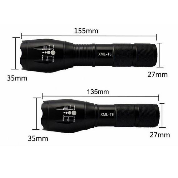 Фонарик bl BL-1831 T6 Police Zoom | Водонепроницаемый фонарик | Фонарь FT-650 ручной мощный | Зображення 2