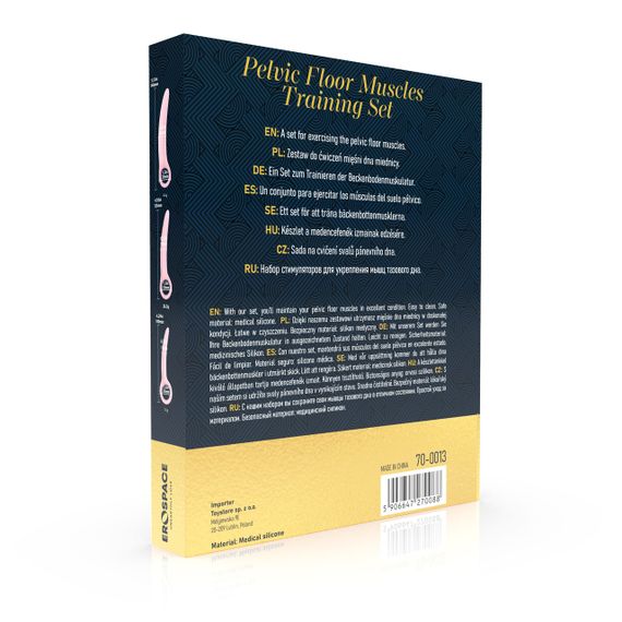 Набір вагінальних розширювачів - Erospace Sweet Play Pelvic Floor Muscles Training Set A13 Sex Aura | Зображення 9