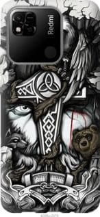 Чехол на Xiaomi Redmi 10A Тату Викинг из пластика FCh_016039