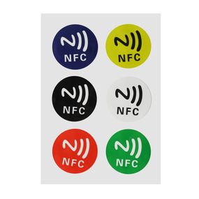 NFC метки NTAG 213 наклейки 6 штук
