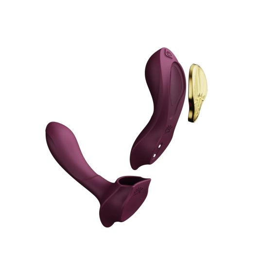 Вібратор в трусики AYA Zalo Velvet Purple на пульті керування Sex Aura | Зображення 4