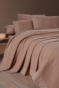 Постільна білизна з покривалом Sikel Tugra 240 х 260 см Kahve