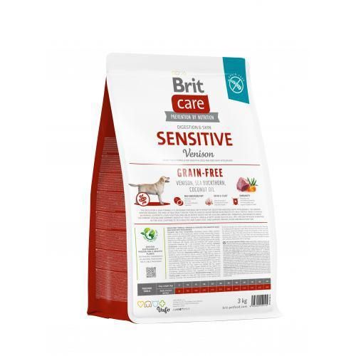Сухий корм Brit Care Dog Grain-free Sensitive для собак з чутливим травленням, беззерновий з олениною, | Зображення 2