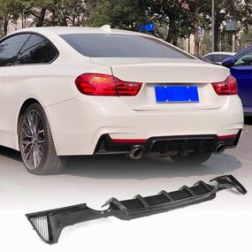 Дифузор заднього бампера V3 (для M-Sport, Карбон) для BMW 4 серія F-32 2012-2020 рр
