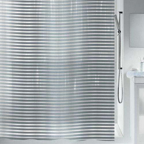 Шторка для ванной и душа Spirella Parallel 180x200 см, водоотталкивающая PEVA, 10.23291
