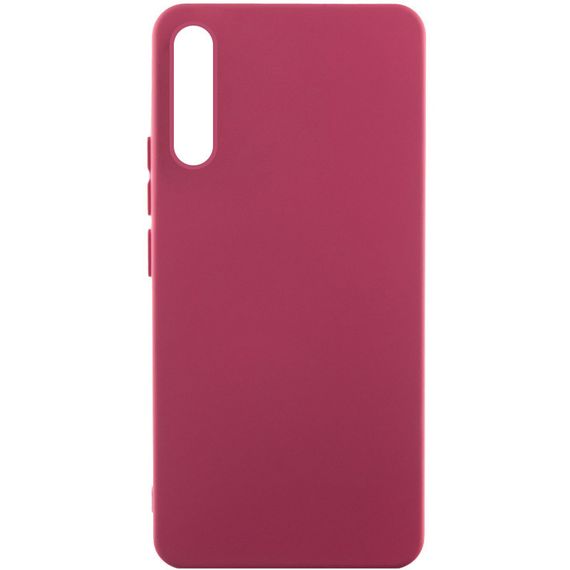 Чехол Silicone Cover Lakshmi (AA) для Samsung Galaxy A50 (A505F) / A50s / A30s Бордовый / Marsala
