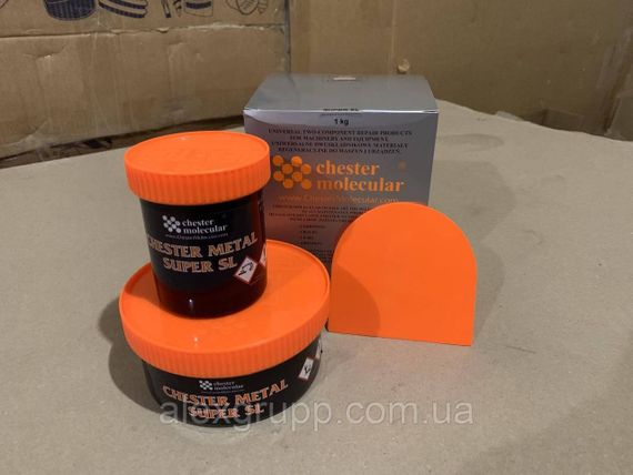 Паста для заповнення тріщин, зварювальних швів, місць корозії, Chester Molecular Metal Super SL 1кг | Зображення 1