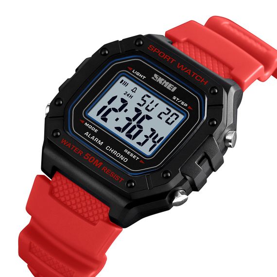 Чоловічий годинник Skmei 1496RD Red | Зображення 1