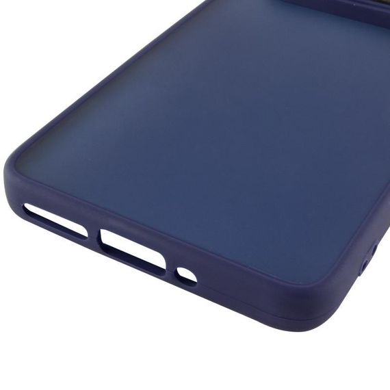 Чохол TPU+PC Lyon Frosted для Xiaomi Redmi Note 15 4G/5G (EU) Navy Blue | Зображення 3