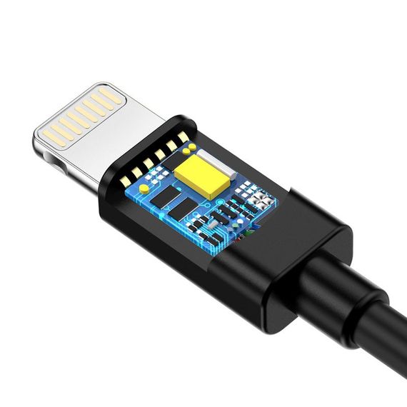 Кабель Choetech IP0027-BK, USB 2.0 А-тато/Lightning, 1.8 м. | Зображення 3