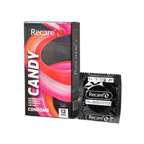 Презервативы Holographic Recare Delay Candy Condoms 12 шт, пролонгировочный эффект, конфетный аромат