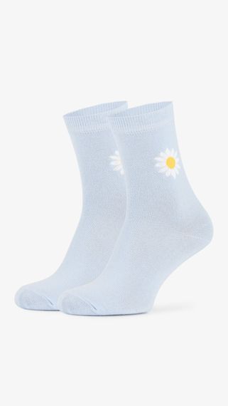 Шкарпетки Ромашка жіночі GENUA 36-38 Блакитний shop (2000999561023)