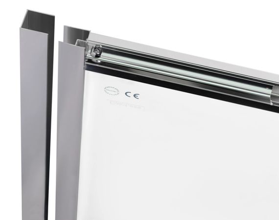 Душові двері в нішу Qtap Taurus CRM2013-14.C6 130-140x200 см, скло Clear 6 мм, покриття CalcLess (TAUCRM201314C6) | Зображення 6