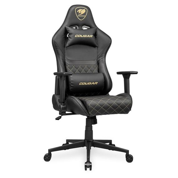 Крісло ігрове Armor One V2 Gold, чорний | Зображення 1