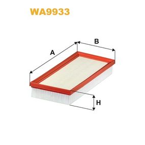 Воздушный фильтр для автомобиля Wixfiltron WA9933