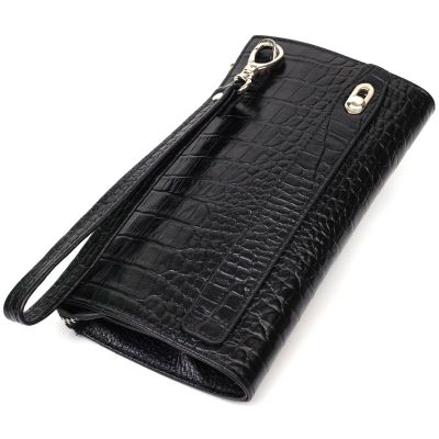 Гаманець Bond Accessories З натуральної шкіри Чорна (22049) | Зображення 6