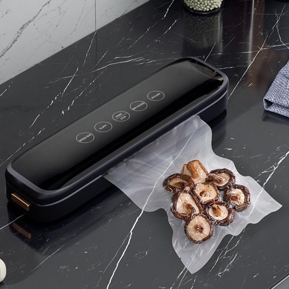 Кухонний вакуумний пакувальник Vacuum sealer Model 10 / Вакууматор для продуктів / Кухонний вакууматор 33х8, 5х6см від мережі | Зображення 1