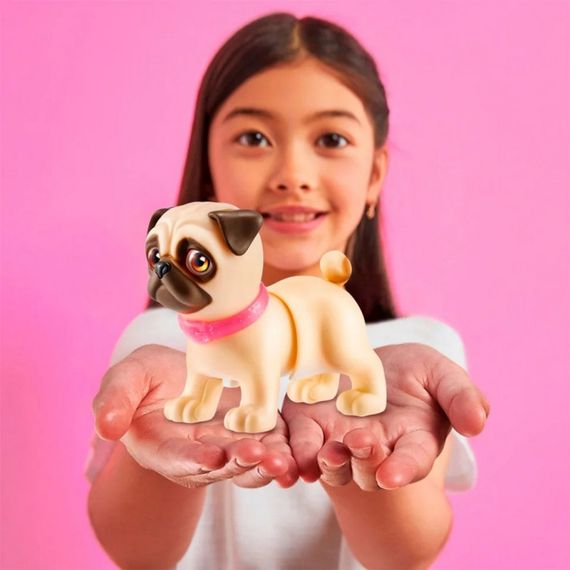Інтерактивне цуценя Грайливий Мопс PETS ALIVE 9530SQ1-4 ходить веляє хвостиком | Зображення 1