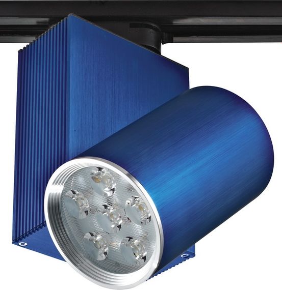 Светильник трековый поворотный LED 205/6x3W NW BLUE | Зображення 2