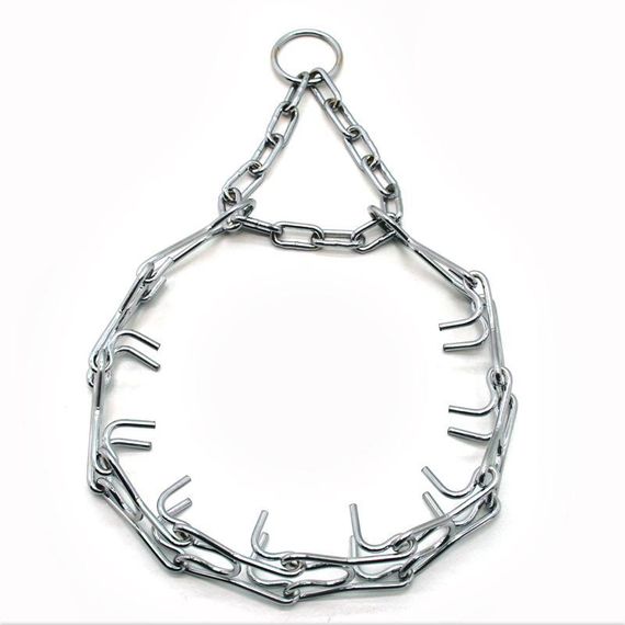 Ошейник удавка жесткий для собак Zoo-hunt хромовый ХЖ №1 48 см | Зображення 4