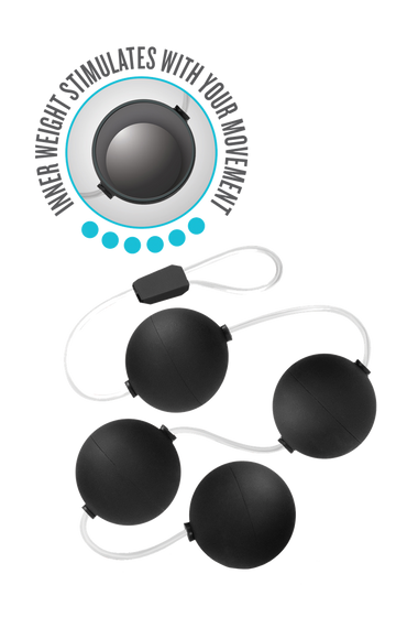 Анальные шарики Blush Anal Adventures Pleasure Balls - Black Sex Aura | Зображення 1