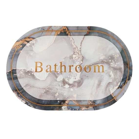 Влагопоглощающий коврик мрамор "Bathroom" 40*60CM*3MM (D) SW-00001569 | Зображення 2