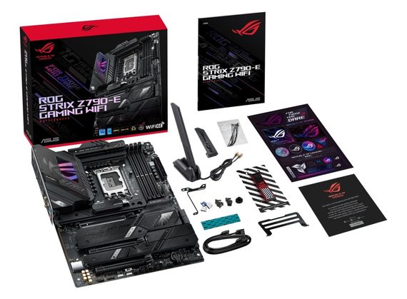 Материнcька плата ASUS ROG STRIX Z790-E GAMING WIFI s1700 Z790 4xDDR5 M.2 HDMI-DP Wi-Fi BT ATX (90MB1CL0-M0EAY0) | Зображення 1