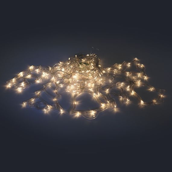 Гирлянды 12 фигур + 30LED, 1 режим, 3x1.5, питание от 3 * АА, White Hot, Box | Зображення 2