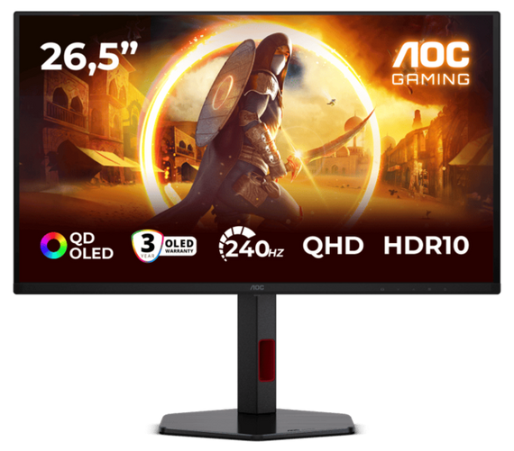Монiтор 26.5" AOC Q27G4ZDR Black/Red