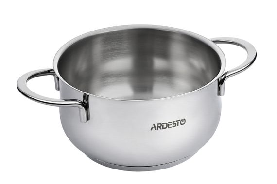 Кастрюля Ardesto BLACK MARS, стеклянная крышка, 4.3 л, нержавеющая сталь (AR0743S) | Зображення 2