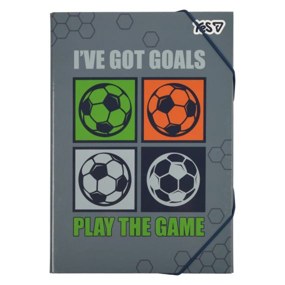 Папка для праці на гумці Football YES 500255 Різнокольоровий shop (5056574472175)