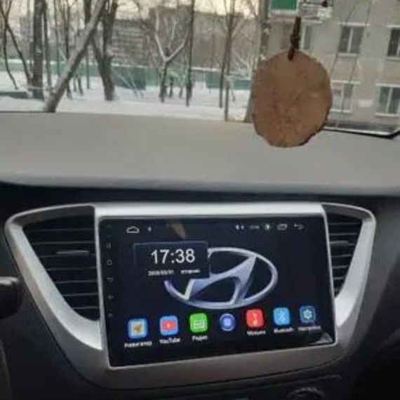 Штатная автомагнитола Hyundai Accent 2017 (9") Android 10.1 (4/32) белая (MER-14099_5461) | Зображення 4