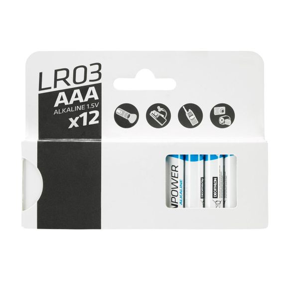 Батарейки LR03 - AAA, 12 шт. -  .