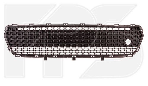 Решетка в бампере средняя черная Kia Soul '14-17 (FPS)
