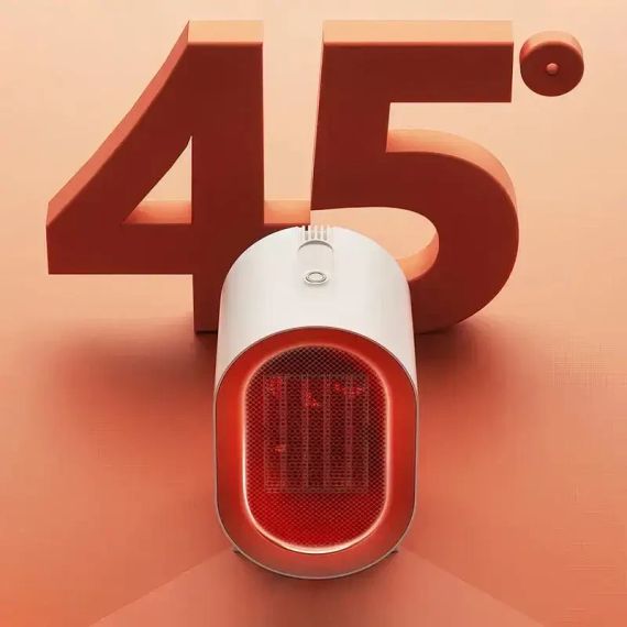 Настільний міні нагрівач AIR HEATER 1200W, електричний, від мережі 220 В, 1200 Вт, до 20 м2 | Зображення 2