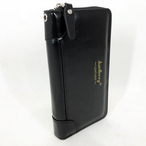 Гаманець для картки Baellerry, Клатч шкіряний чоловічий горизонтальний вертикальний ZI-11 | Зображення 2