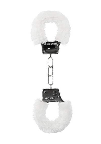 Наручники Beginners Handcuffs Furry - White Sex Aura | Зображення 3