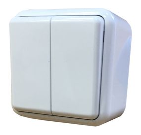 Выключатель наружной установки 2-кл. белый IP20 Lemur Ny95000979
