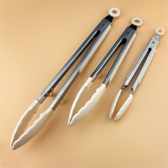 Щипцы кухонные Vinzer Culinary VZ-50678 34х3.5 см бежевый | Зображення 1